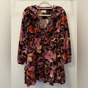 Floral Long Sleeve Dress